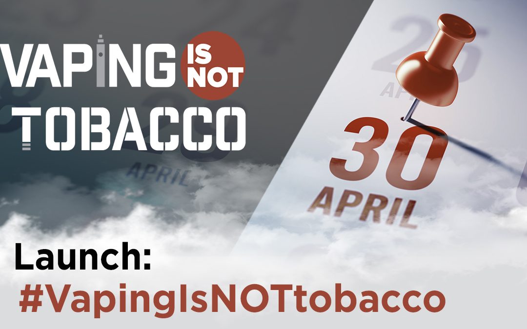 VAPING IS NOT TOBACCO